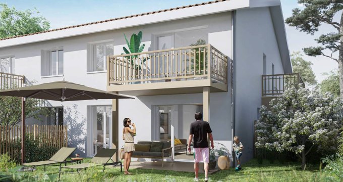 Achat / Vente immobilier neuf Castelnau-de-Médoc à proximité des plages et des lacs (33480) - Réf. 11729