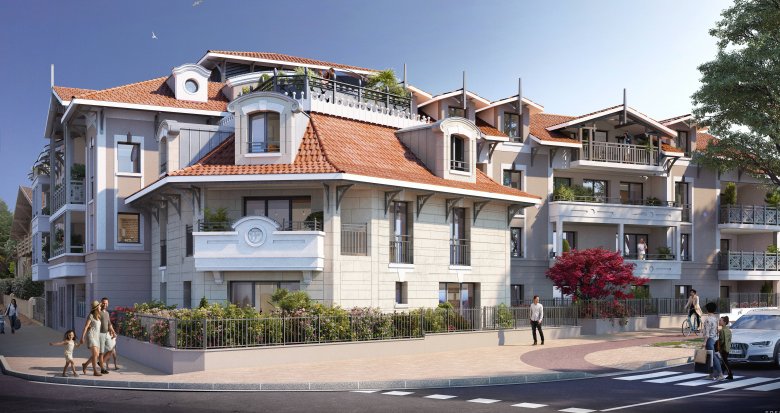 Achat / Vente immobilier neuf Arcachon face au casino et à 200 m de la plage (33120) - Réf. 9261